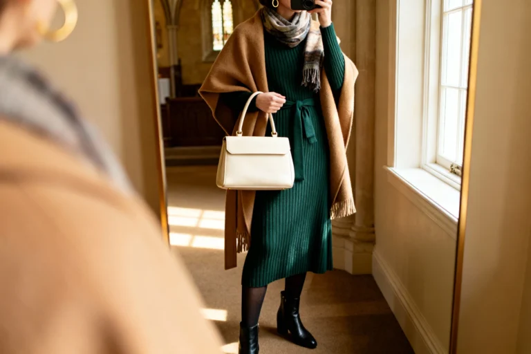 Classic and Modest Church Winter Warm Styles With Sleeved Maxi Dresses You’ll Actually Love