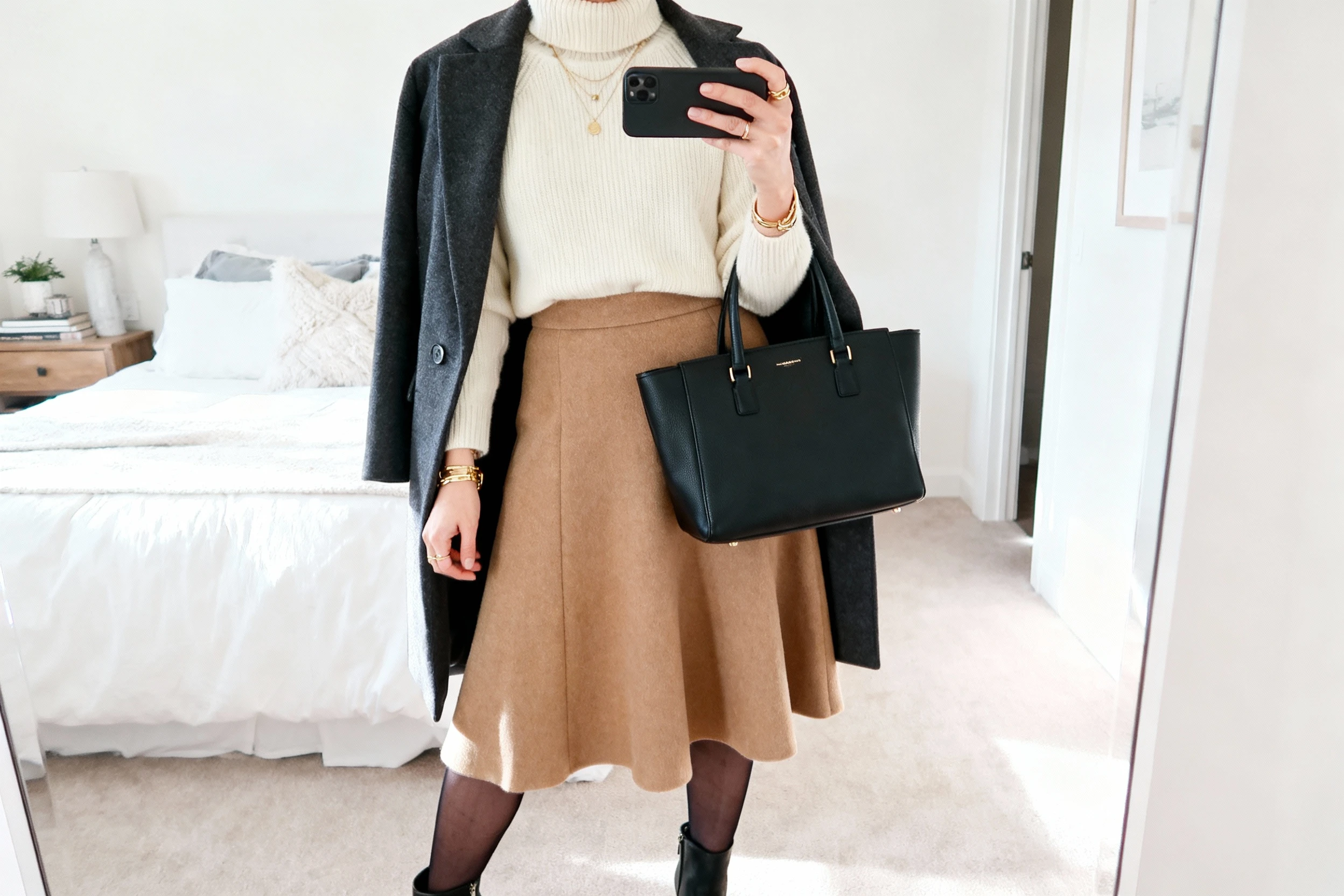 Classy Winter Church Outfits With Long Skirts and Sleeves You’ll Love Repeating