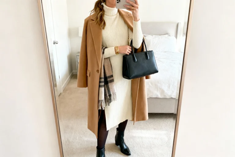 Cold Weather Church Outfits With Maxi Dresses & High Necklines You’ll Actually Look Forward to Wearing