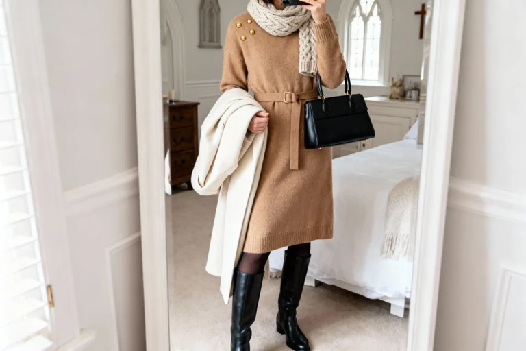 How to Style Classic and Modest Church Winter Warm Dresses That Look Effortlessly Chic