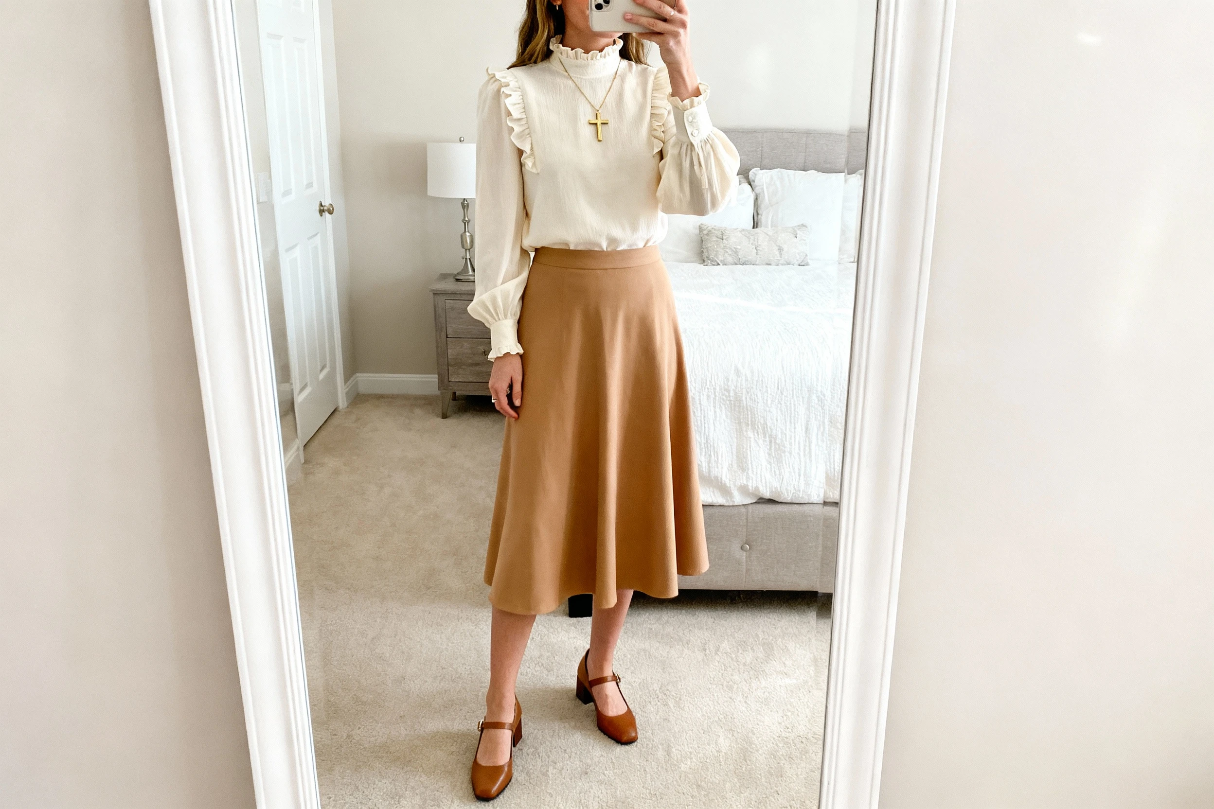 Classic Christian Modest Blouses With High Necklines for Sunday Worship That Turn Heads