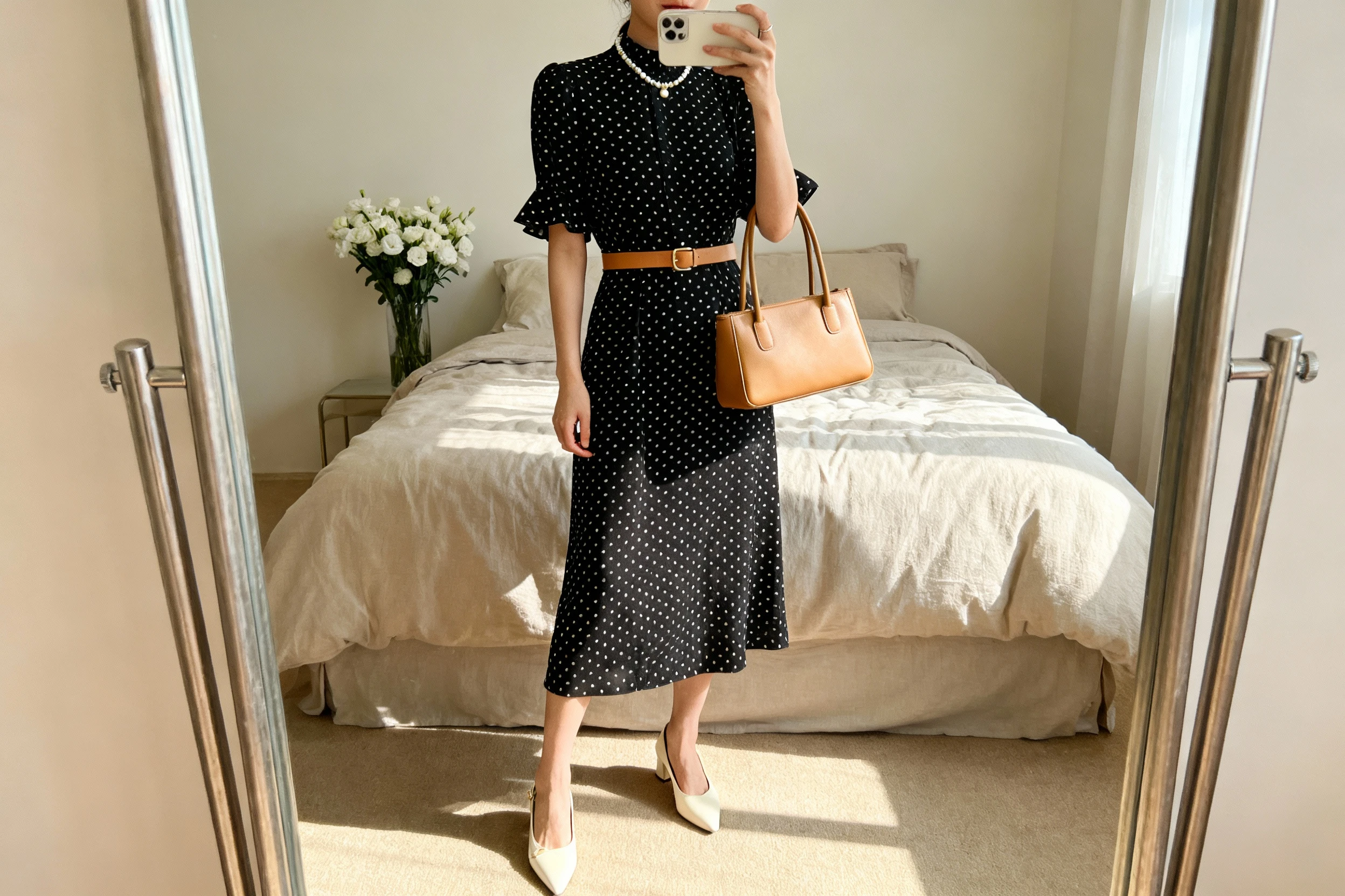 Classic Polka Dot Dresses for Elegant and Modest Church Style That Feel Effortlessly Chic