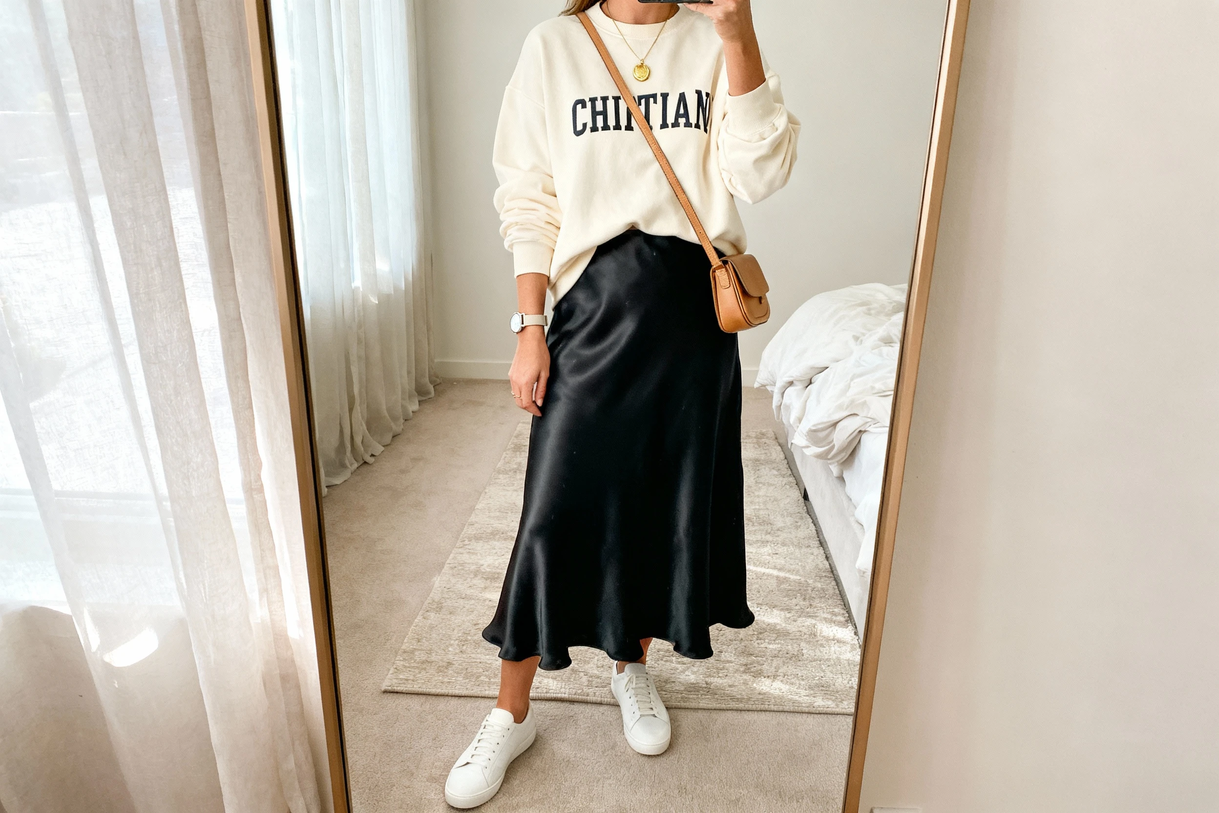 Elegant & Modest: How to Style a Christian Crewneck With Maxi Dresses You’ll Actually Wear