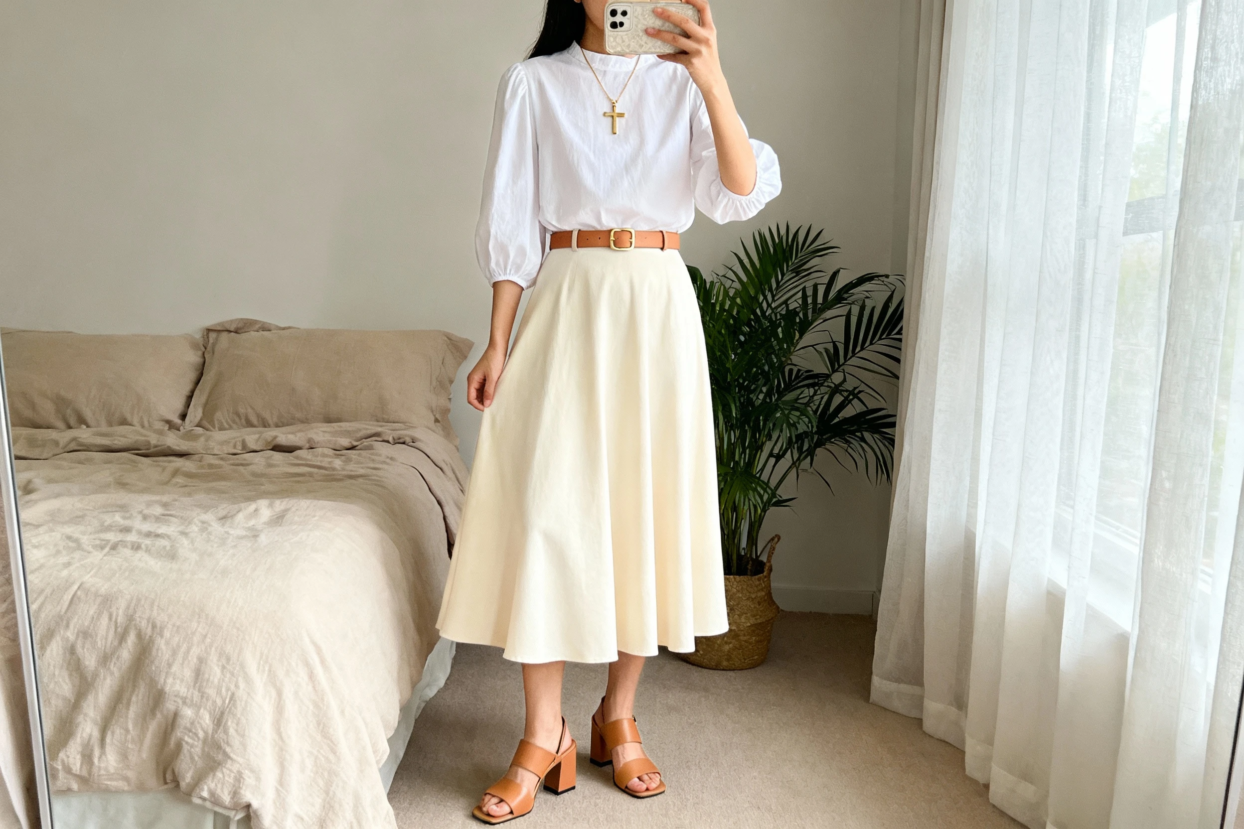 Graceful Christian Fashion With Elegant Full-length Skirts You’ll Wear on Repeat
