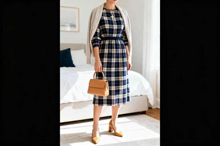 Plaid Dresses for Conservative Christian Church Wear That Feel Polished and Effortless