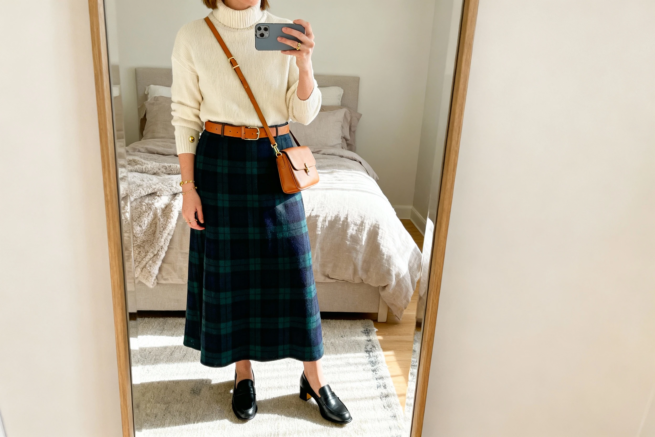 Plaid Maxi Skirts for Classic Modest Church Outfits You’ll Actually Want to Rewear