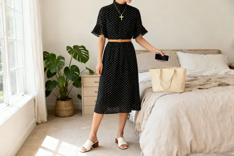 Polka Dot Dresses for Conservative Christian Women You’ll Wear on Repeat