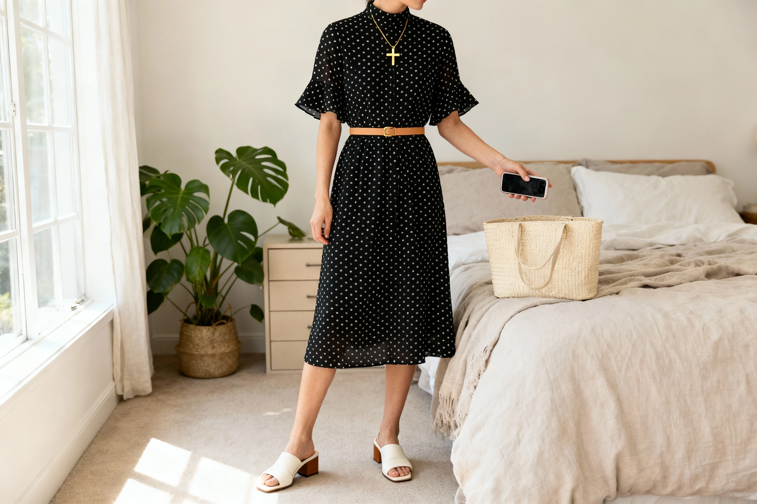 Polka Dot Dresses for Conservative Christian Women You’ll Wear on Repeat