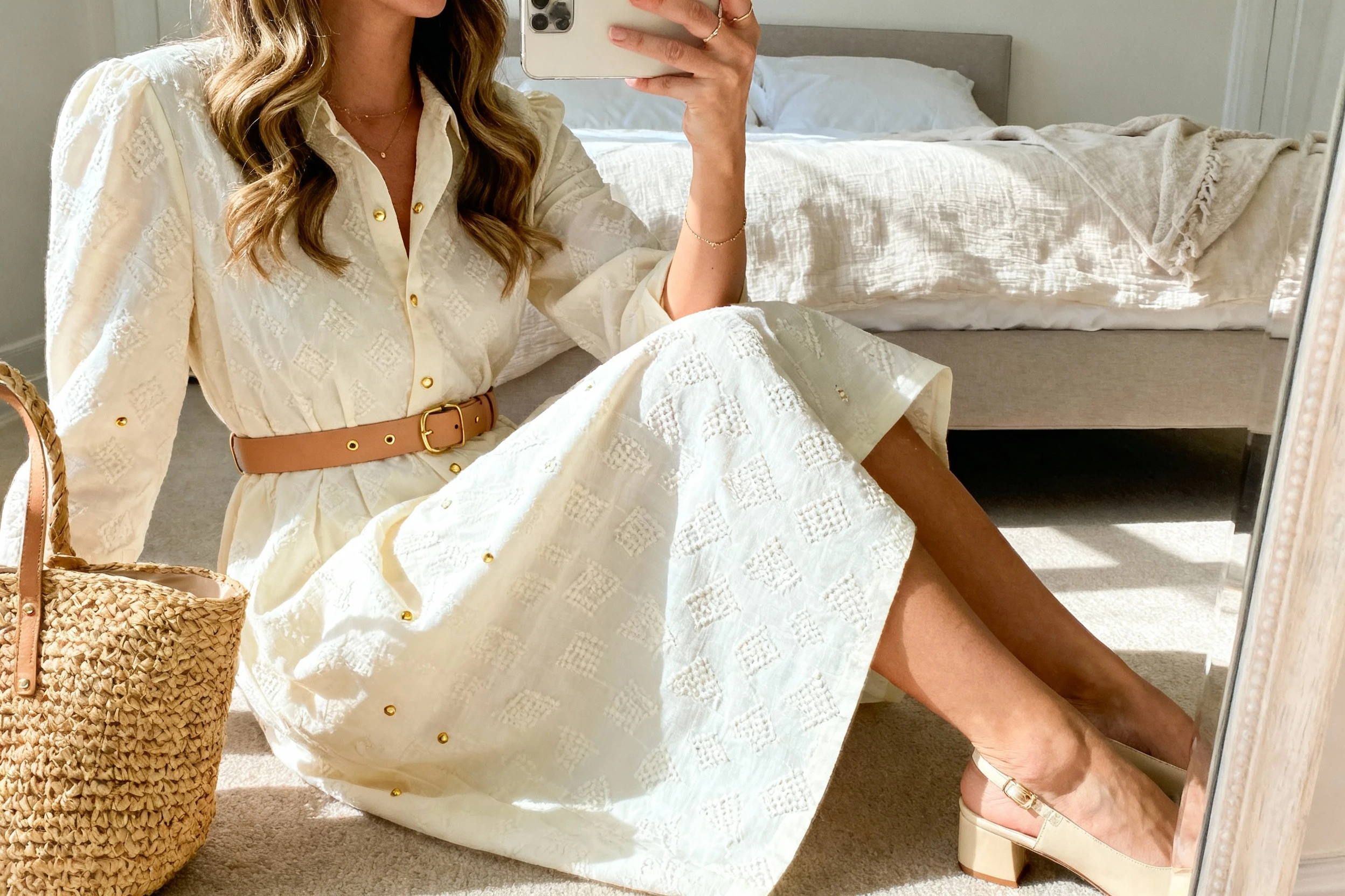 Simple Church Outfits Casual in Elegant Textured Cotton Fabrics You’ll Actually Love