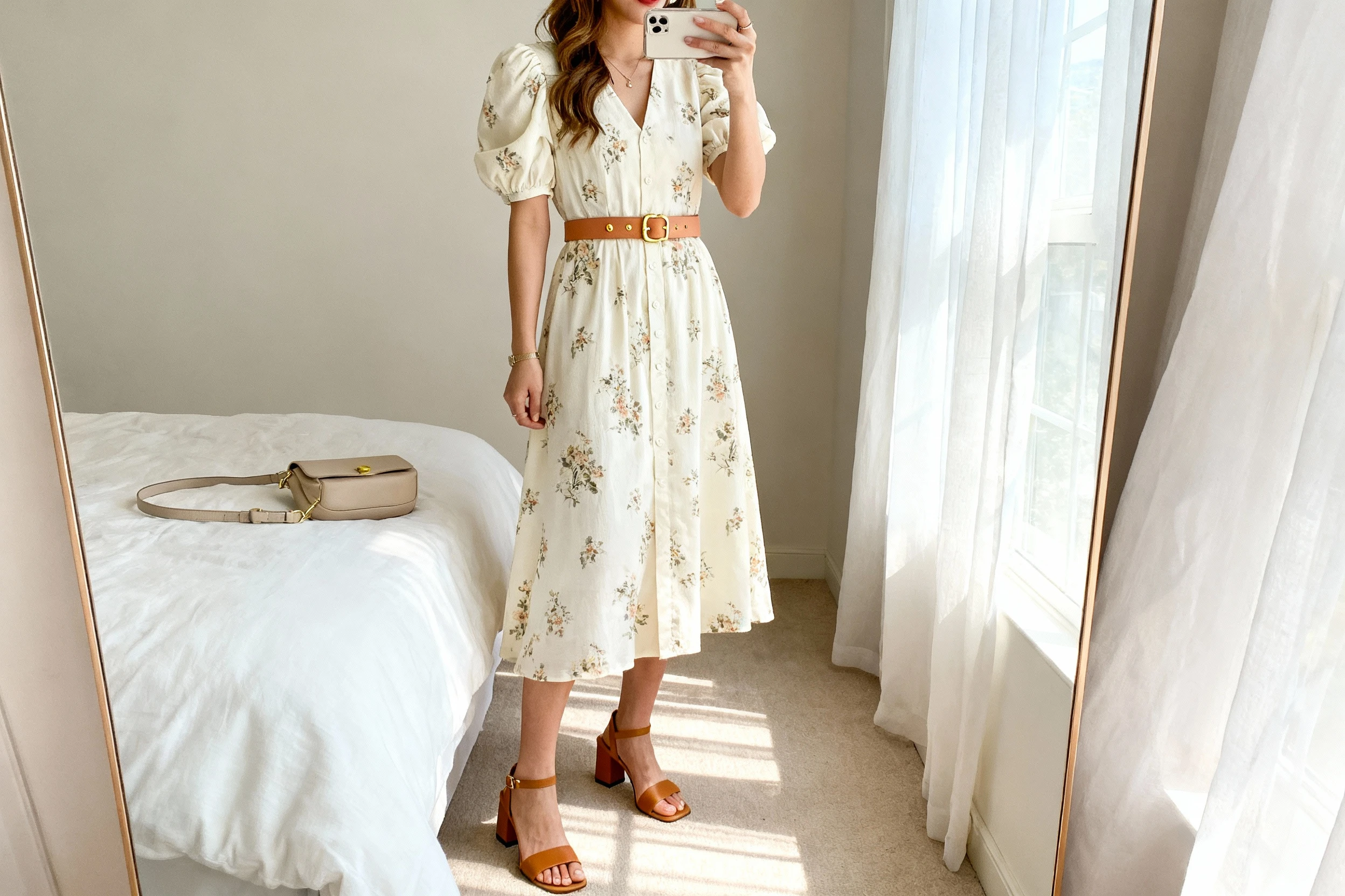 Simple Church Outfits Casual With Delicate Vintage-inspired Prints You’ll Wear on Repeat