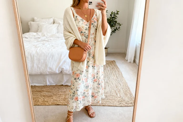 Simple Church Outfits Casual With Soft Floral Maxi Dresses That Feel Effortless and Elegant