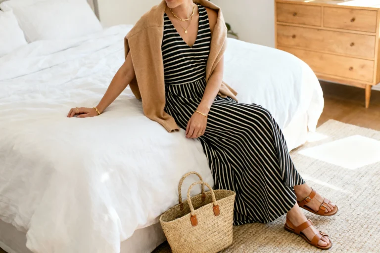 Striped Maxi Skirts & Dresses for Classic Sunday Style You’ll Wear on Repeat