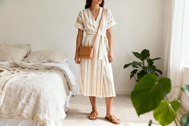 Subtle Stripe Dresses That Honor Biblical Modesty With Effortless Style