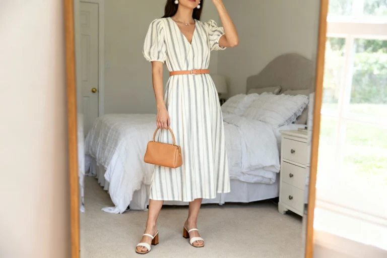 Subtle Striped Cotton Dresses – Church Dress Ideas for Classic Sunday Looks You’ll Love