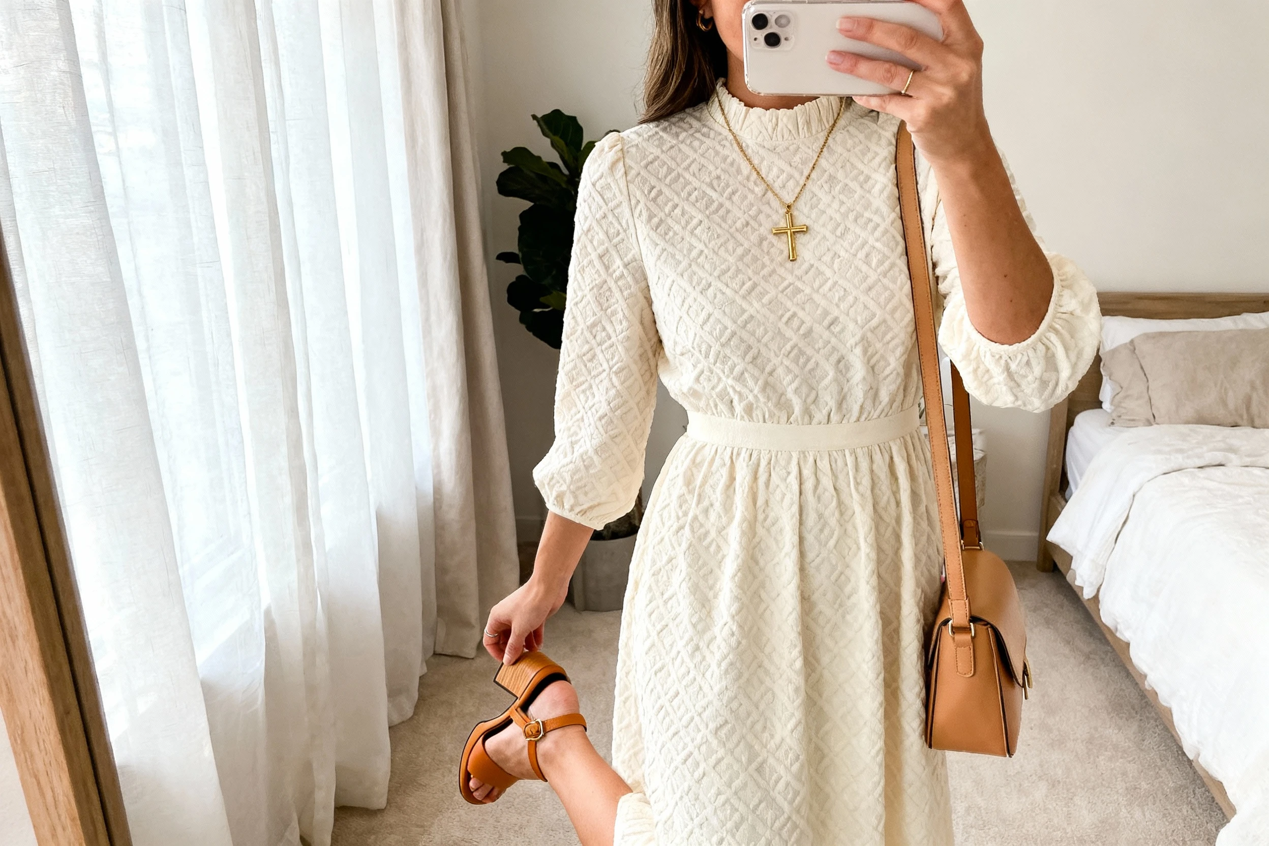 Textured Fabric Dresses for Conservative Christian Women That Feel Effortless and Elegant