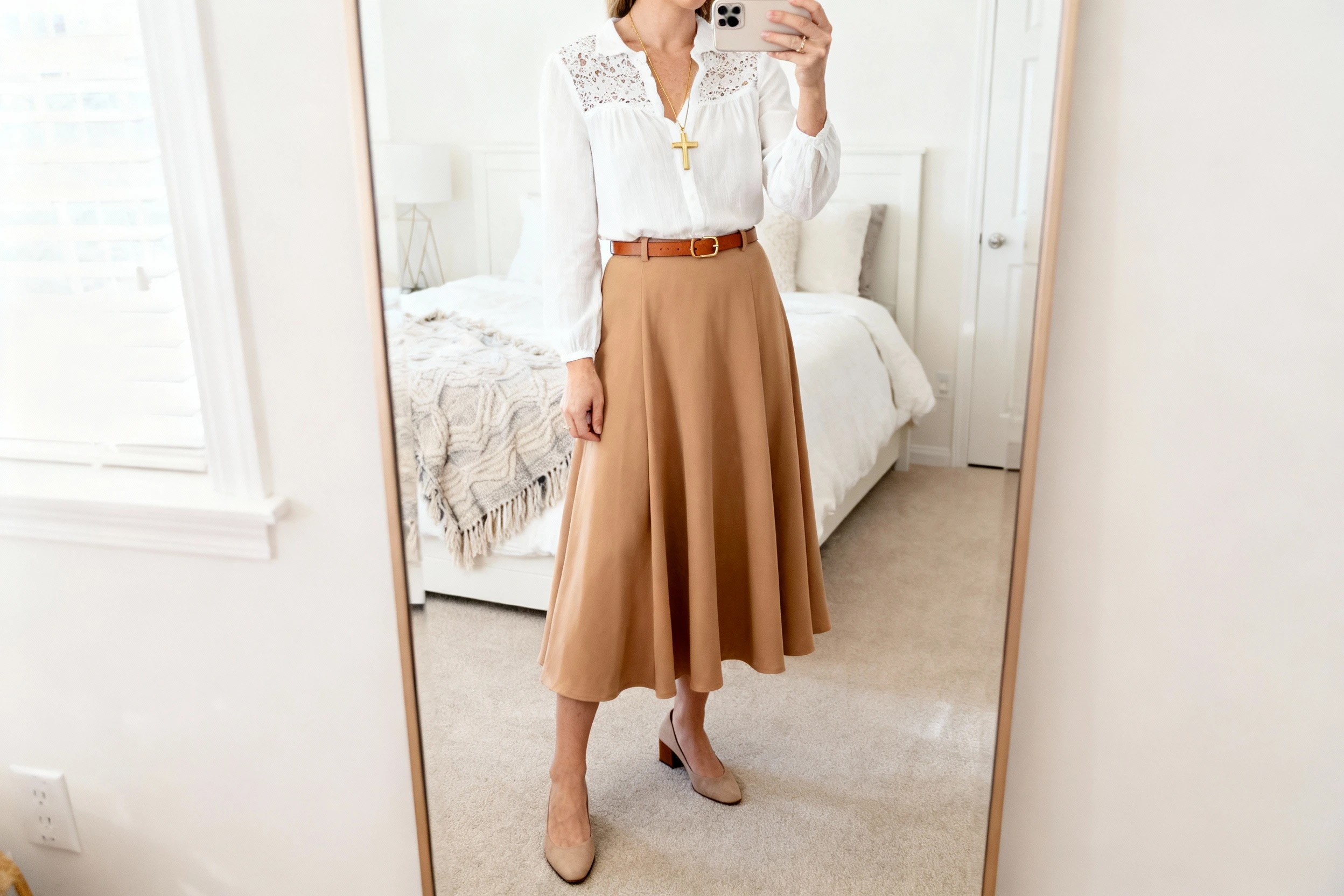 Traditional Christian Blouses Styled With Full-length Skirts for Worship You’ll Want to Rewear